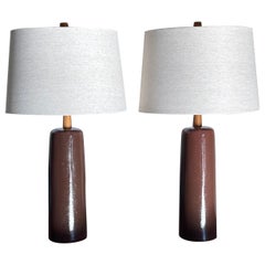 Martz Lamps by Jane and Gordon Martz for Marshall Studios, Ceramic Table Lamps