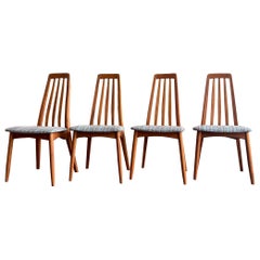 Set of 4 Teak Niels Koefoed Hornslet "Eva" Dining Chairs