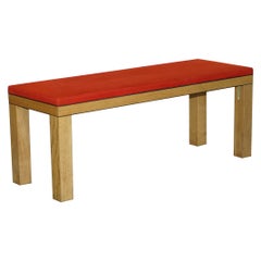 JAMES BURLEIGH RED MEDIUM KITCHEN DiNING TABLE BENCH SIZES & COLOURS