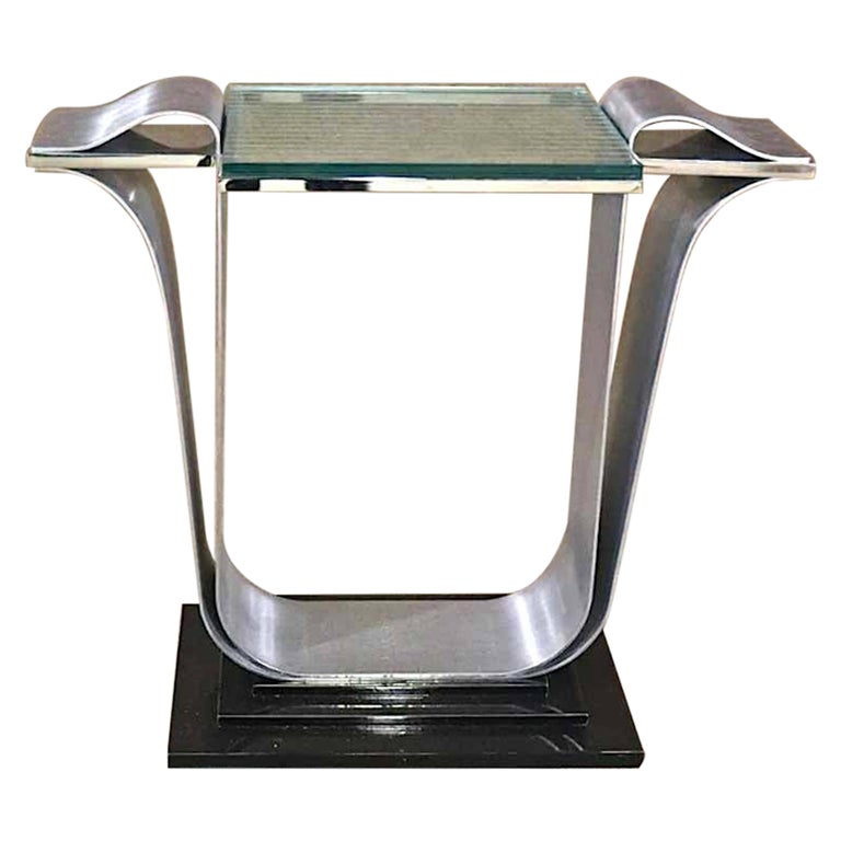 Deco Style Console Table For Sale at 1stDibs