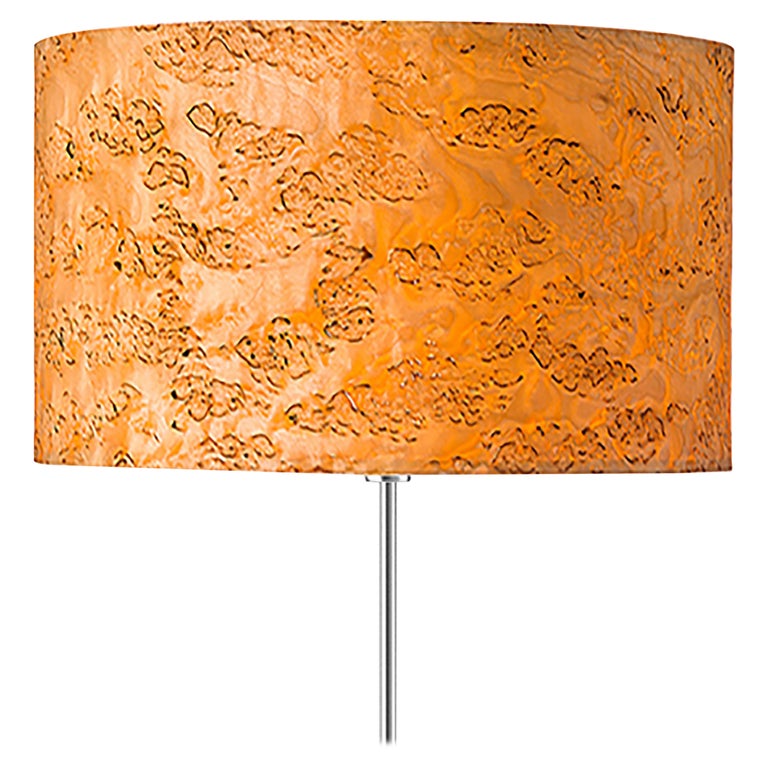Dexter MidCentury Modern Karelian Burl Lamp Shade For Sale at 1stDibs