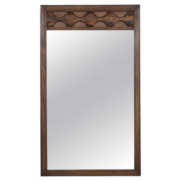 Vintage MidCentury Modern Wall Mirror For Sale at 1stDibs