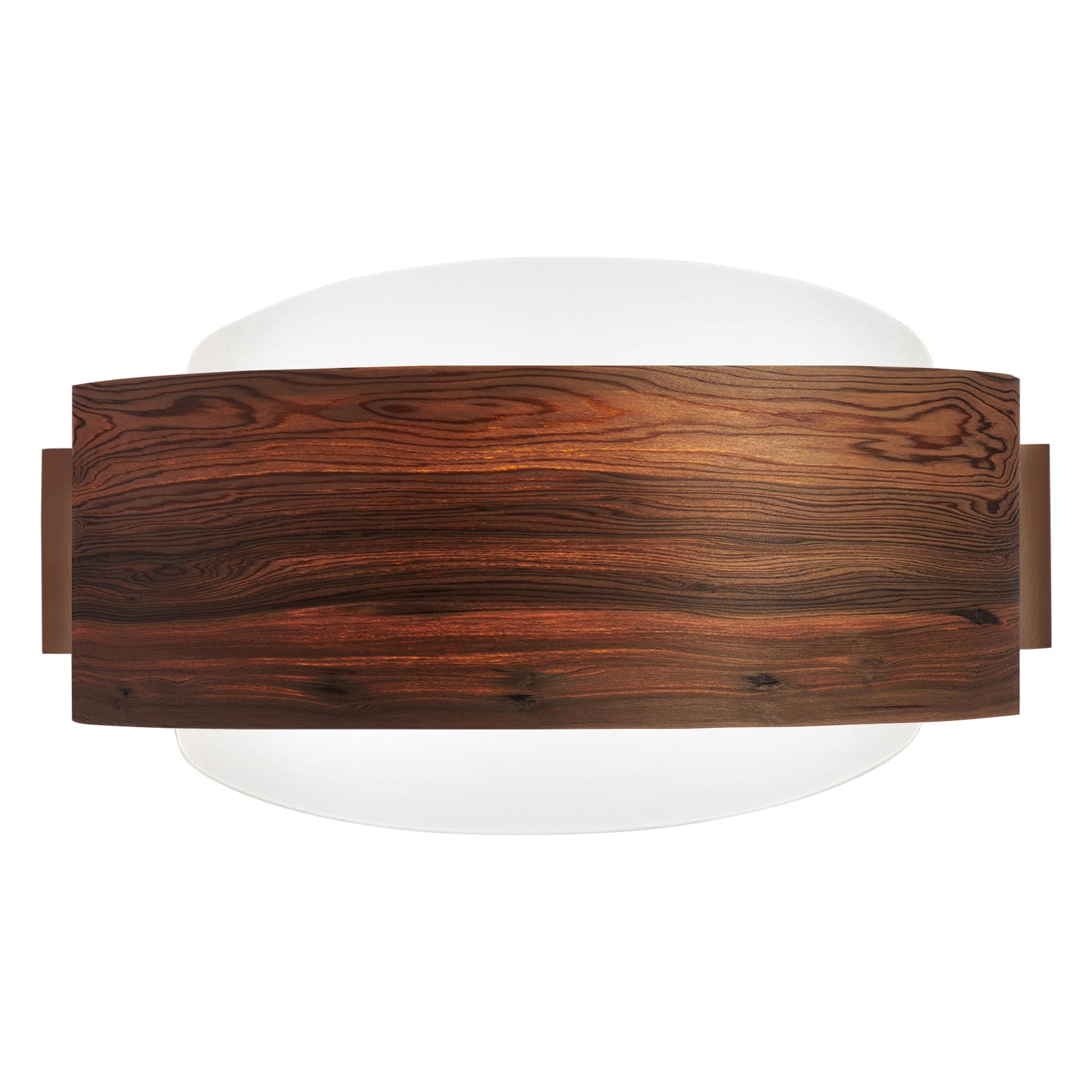 HALO Mid-Century Modern Gray Wood Sconce For Sale at 1stDibs