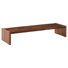 Banc en bois de rose de Jorge Zalszupin, L'Atelier, années 1960, design brésilien du milieu du siècle dernier