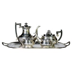 Vintage 5 Piece Sheffield Ashley Coffee and Tea Service