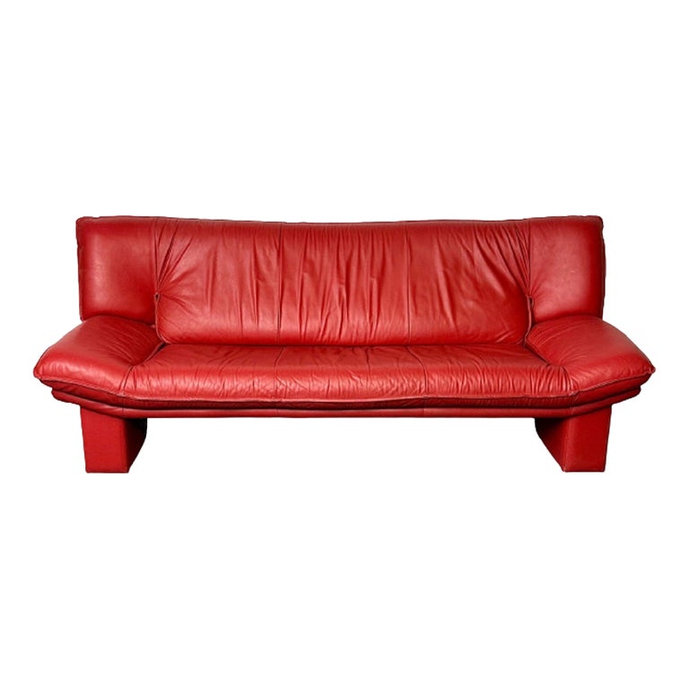 Italian Leather Sofa by FLEP S.P.A. Bitonto, Modern For Sale at 1stDibs