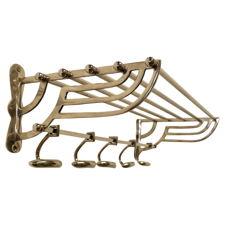 French Art Deco Style Hat and Coat Rack at 1stDibs