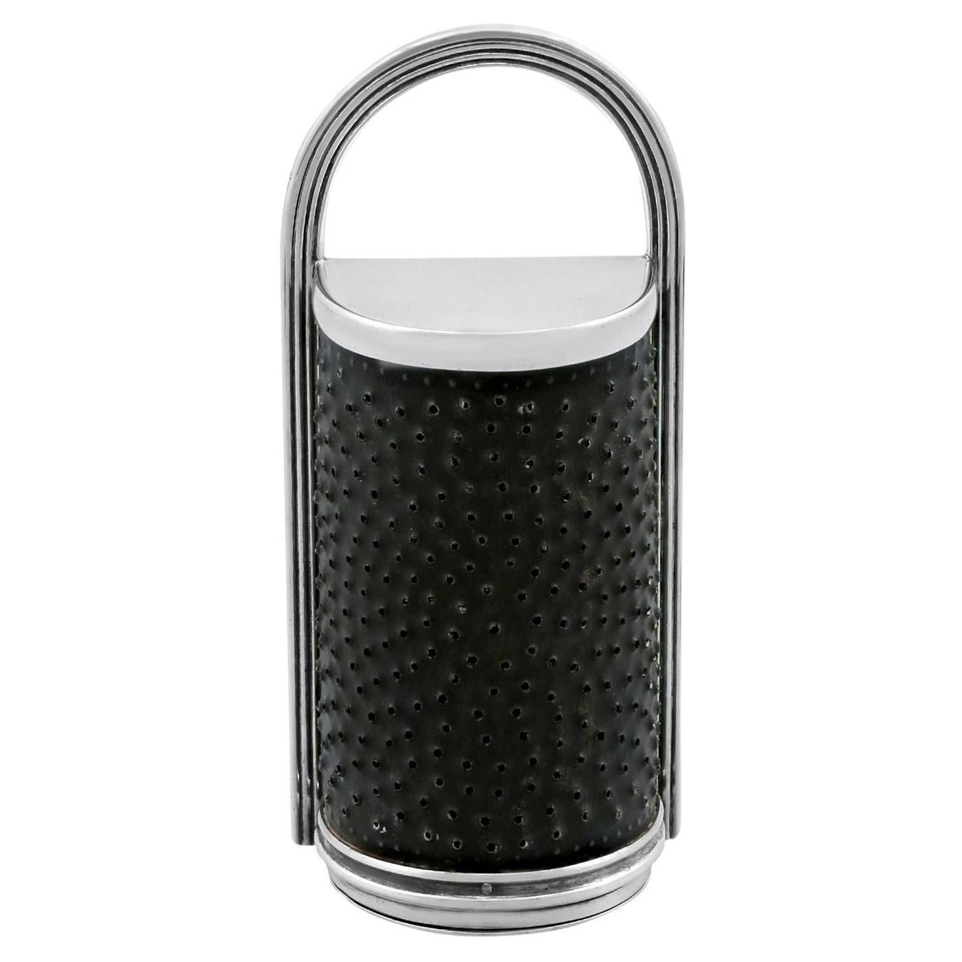 Antique Victorian Sterling Silver Nutmeg Grater For Sale