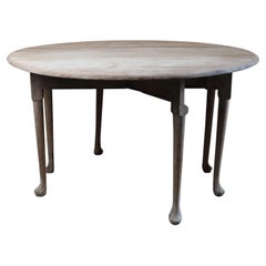 Large Antique Round Bleached Centre Table or Side Table, English, C.1780