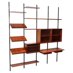 Tecno E22 Bookcase Rosewood Italy 1960s