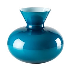 21st Century Idria Medium Glass Vase in Horizon by Venini
