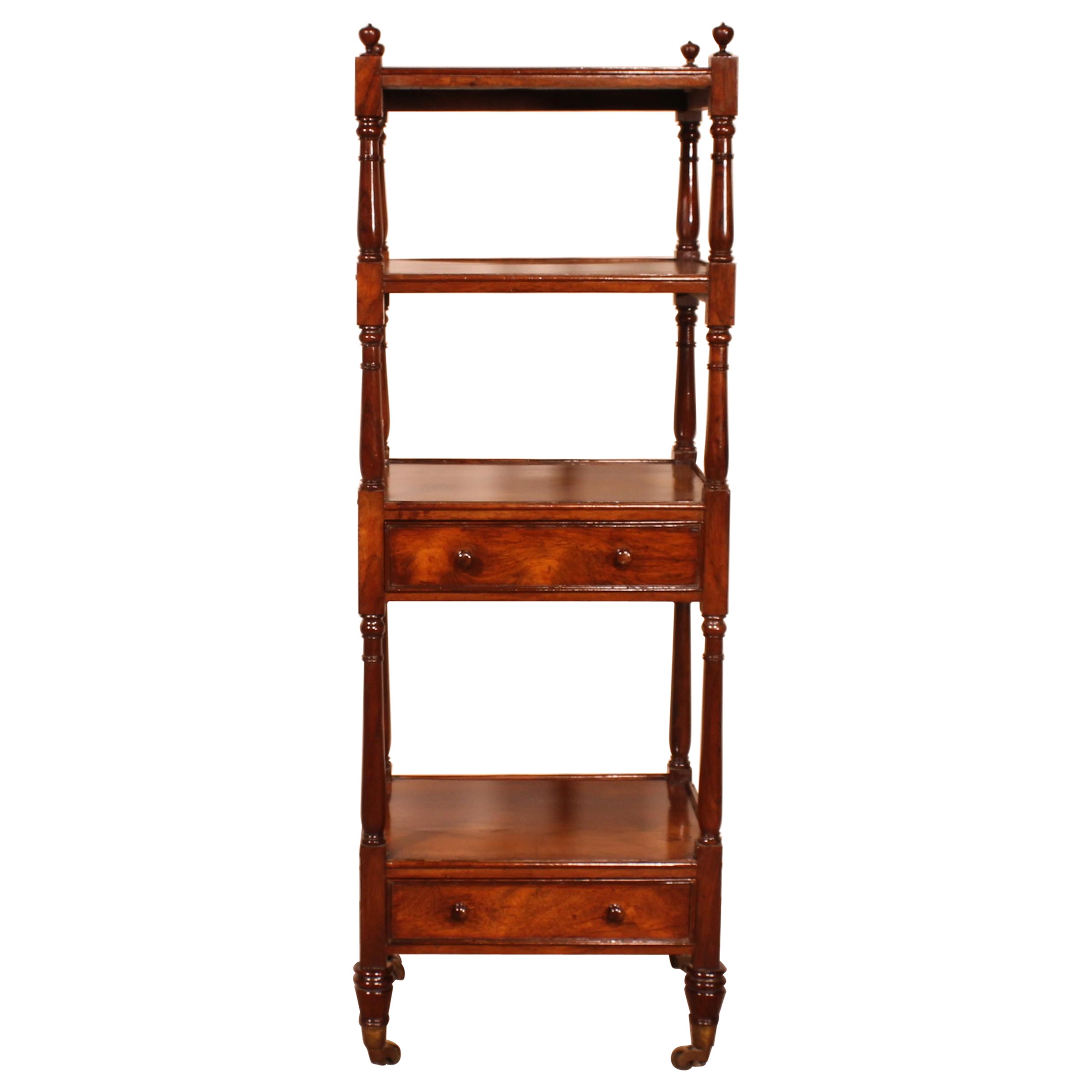 Rosewood Whatnot Or Shelf From 19th Century - England