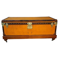 1900-1910's Orange Louis Vuitton Steamer Trunk, Louis Vuitton Trunk