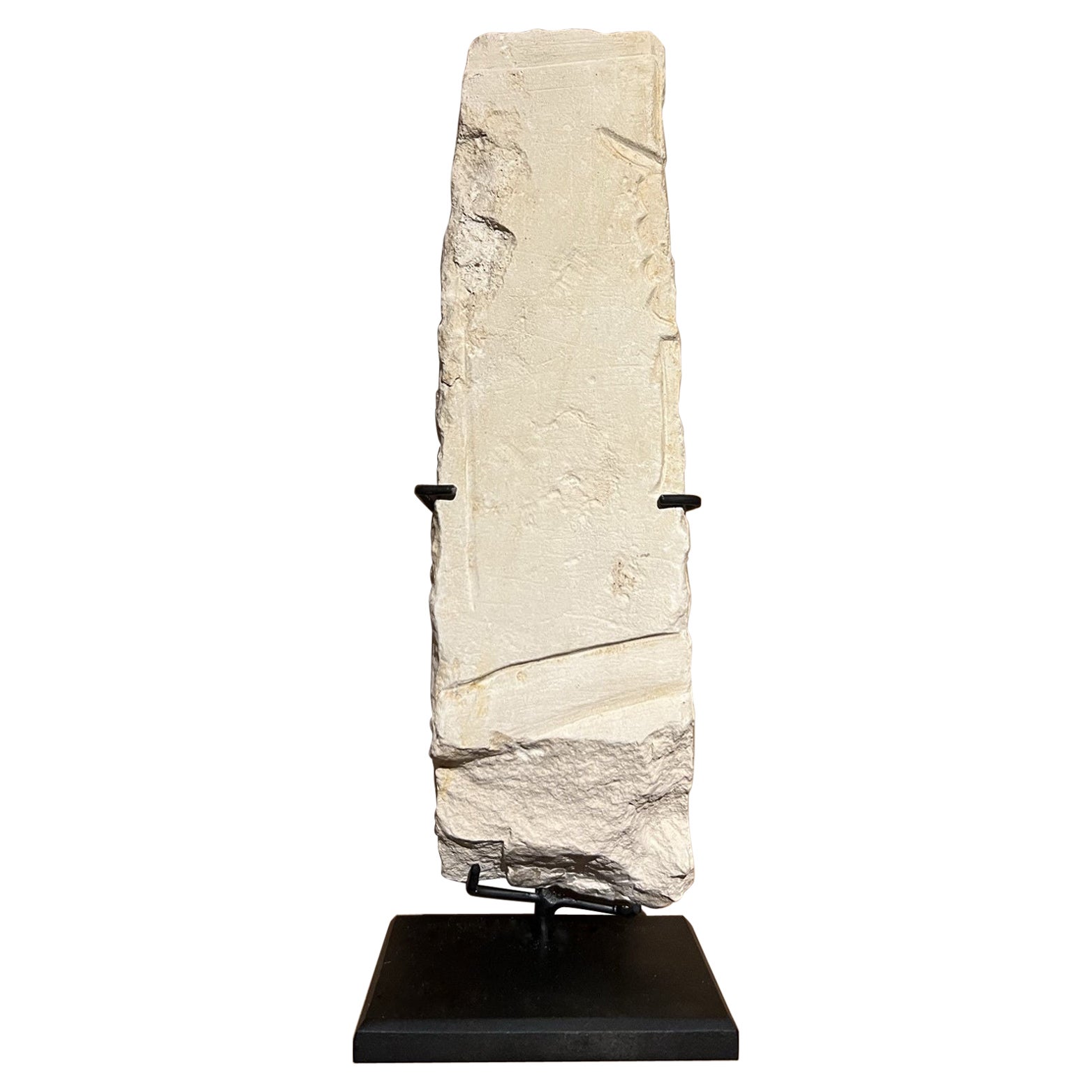 Egyptian limestone architectural fragment