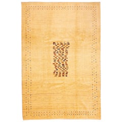 Tapis Gabbeh au design minimaliste