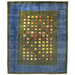 Gabbeh Rug Minimalist Design (5' 2" x 6' 2")