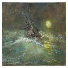 Helen Allois Signed Original Oil Canvas impressionist Painting Disappearances 8