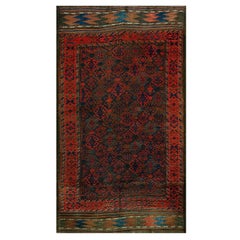 Antique 19th Century Persian Baluch Carpet