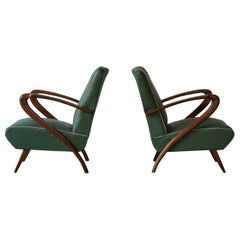 Pair of Armchairs Attributed to Paolo Buffa, Italy, 1950s