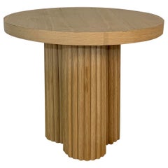 Four Curves Side Table, Reeded Edition