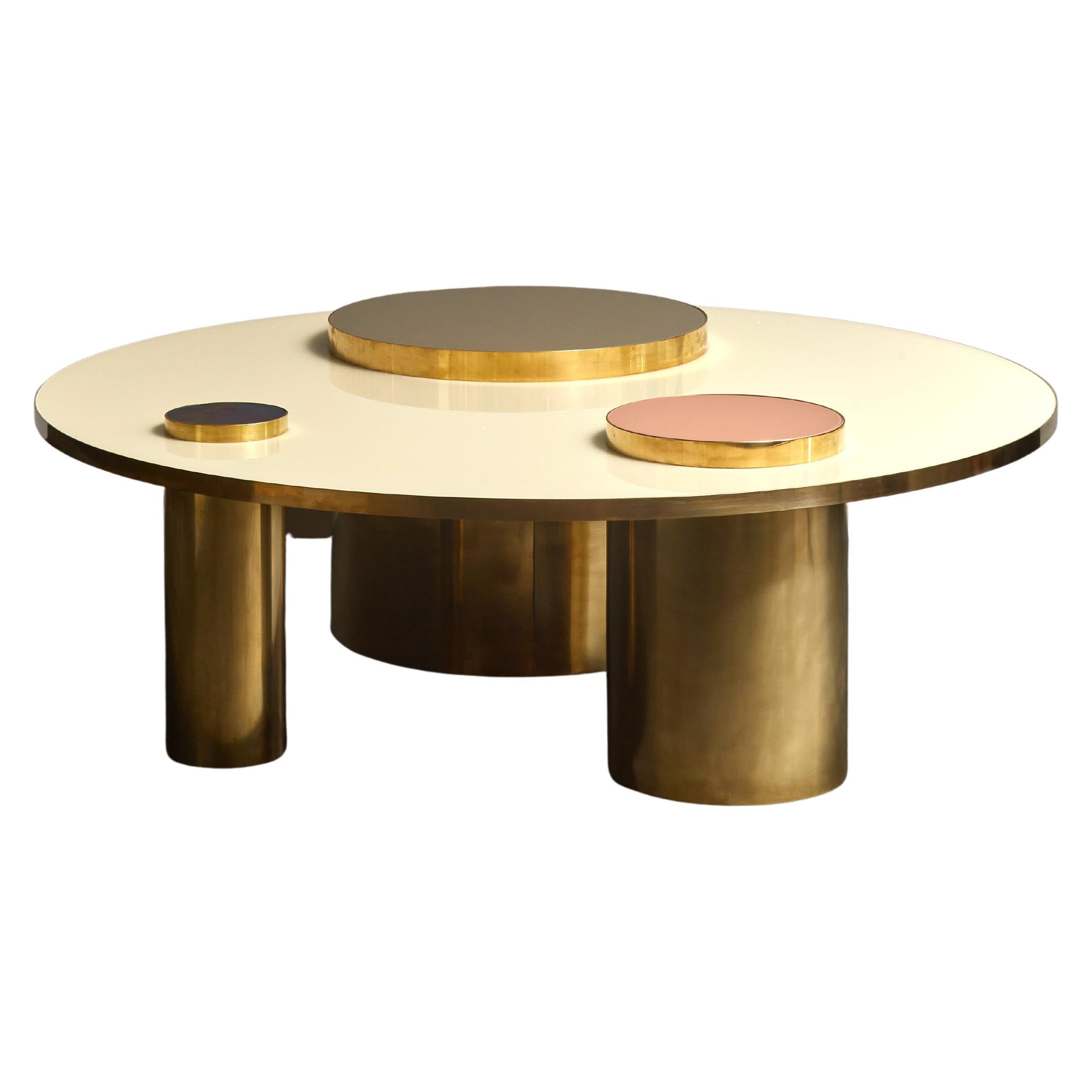 Round Coffee Table by Studio Glustin For Sale