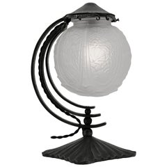 Cherrier & Besnus French Art Deco Table Lamp, Ca.1925