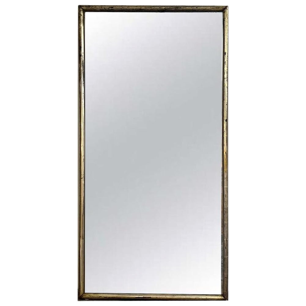 Wall Mirror FullLength Classic Rectangular Frame Anthracite