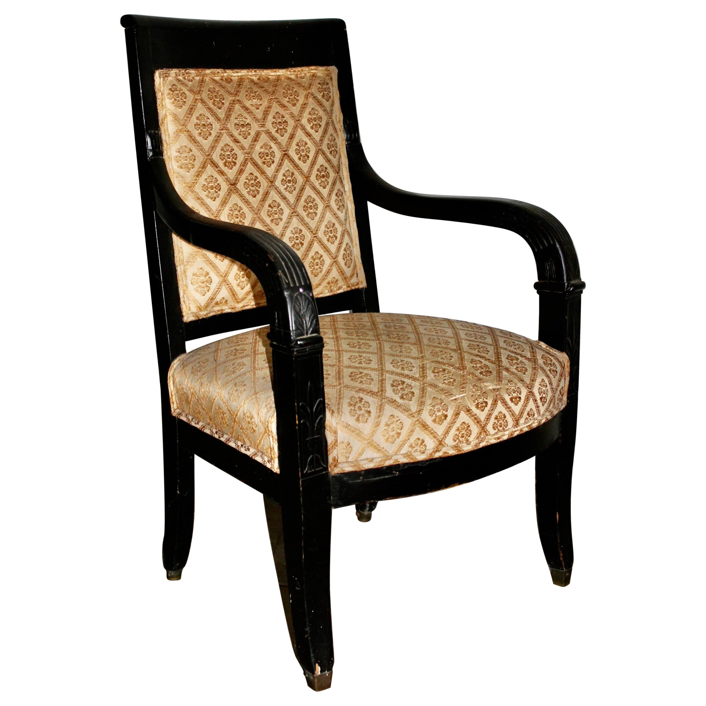 French Empire Fauteuil 