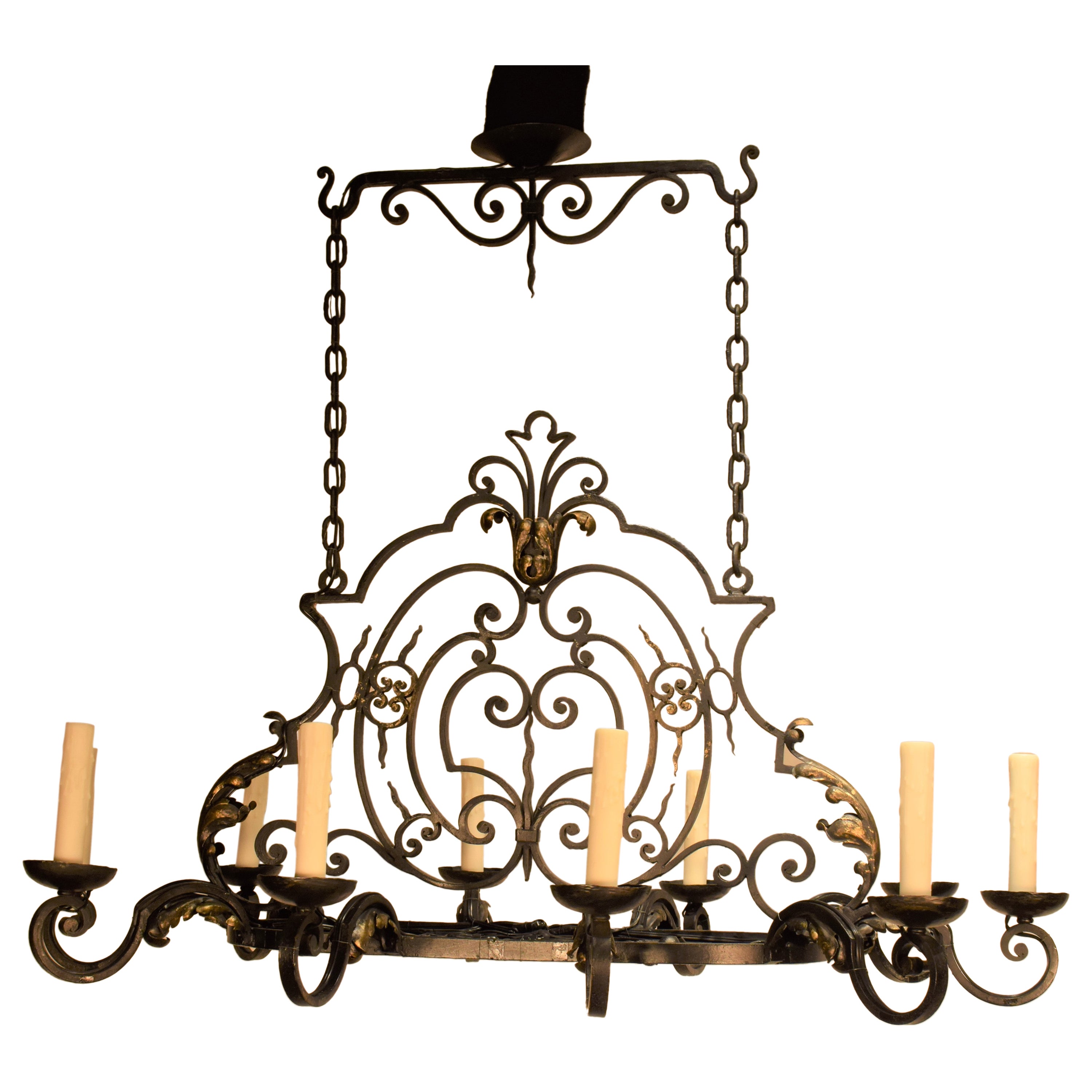 Iron Chandelier For Sale