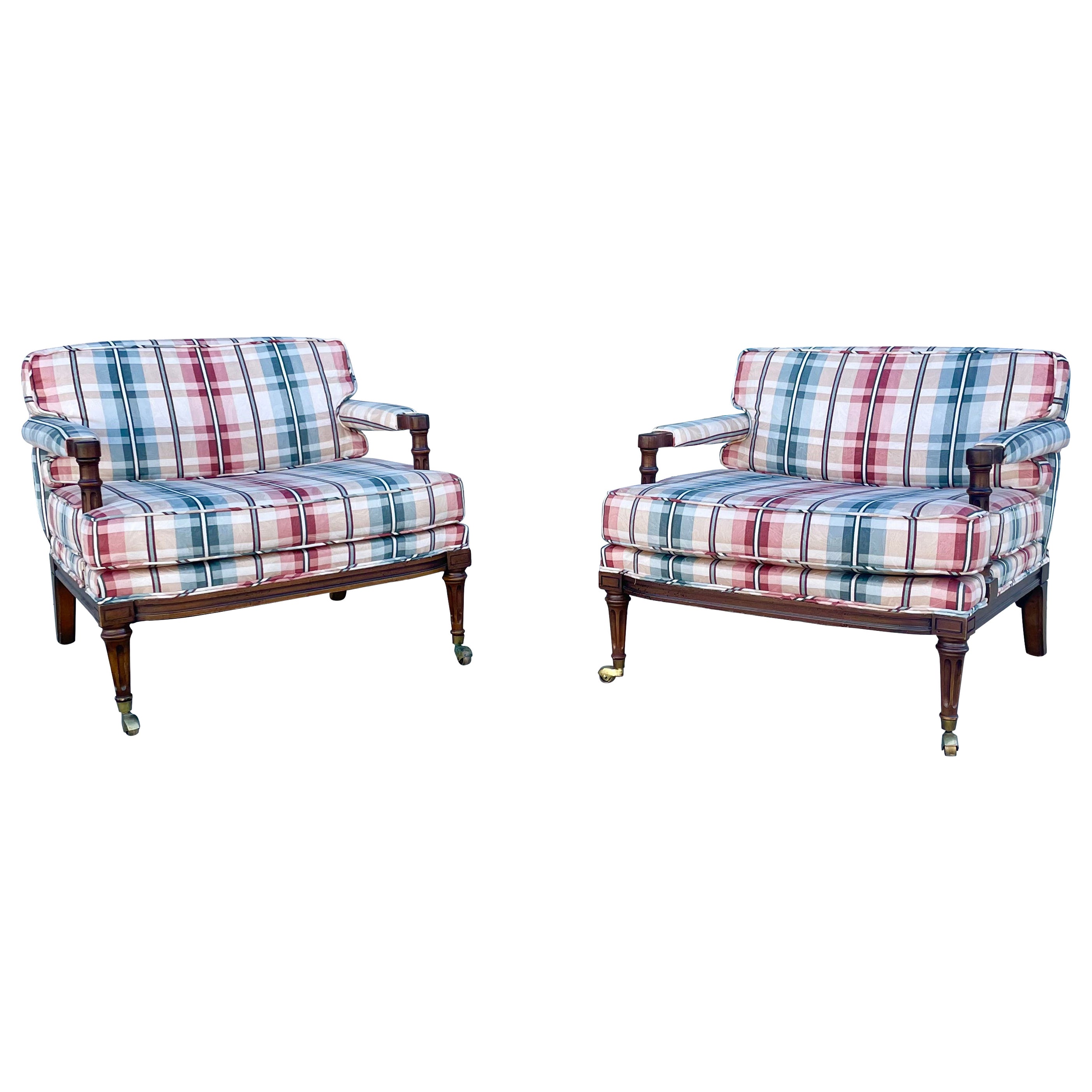 Vintage Walnut Lounge Chairs