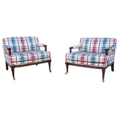 Vintage Walnut Lounge Chairs