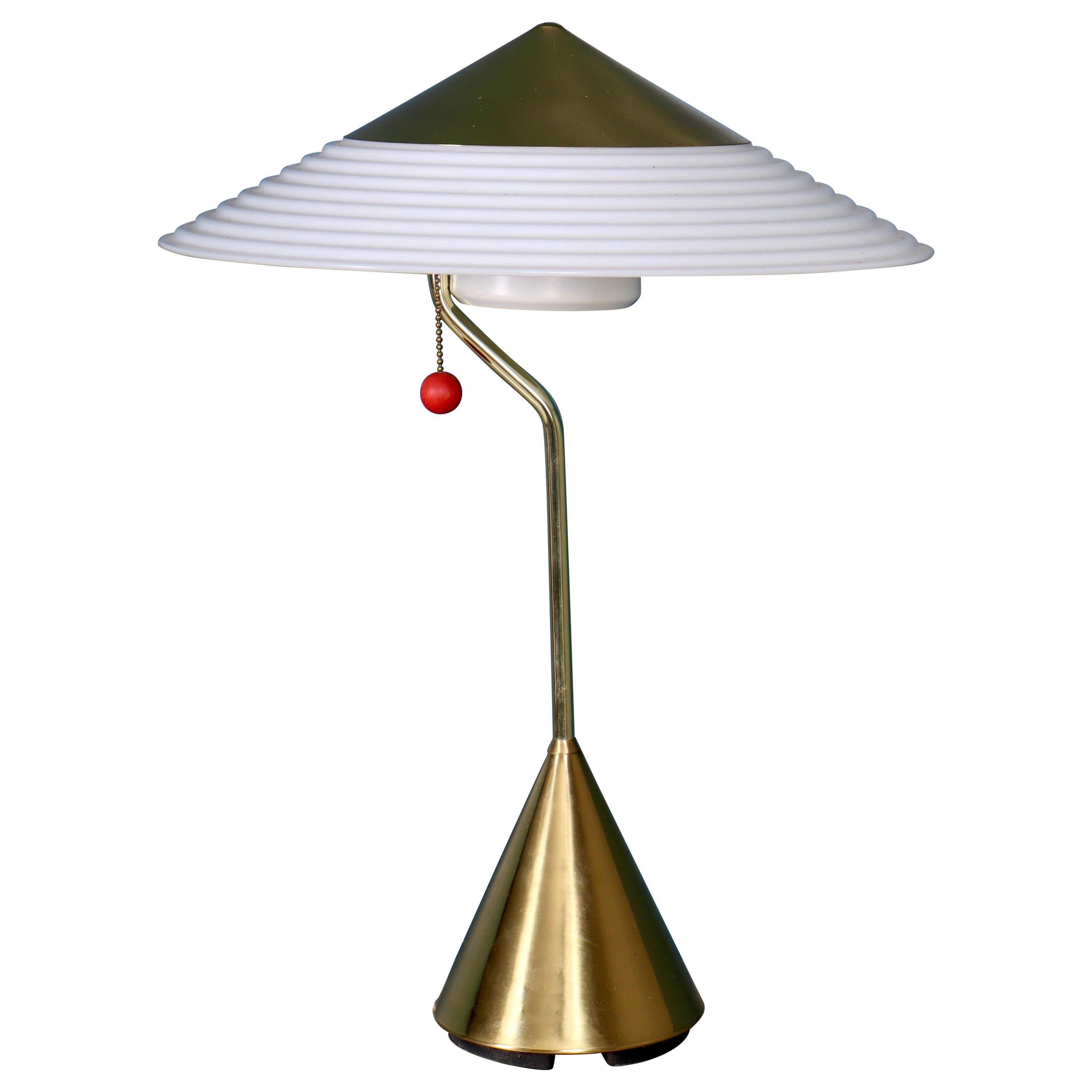 Mid-Century Danish Table Lamp in Brass, 1960s