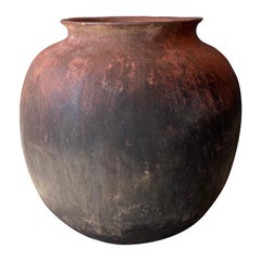 Vintage Mid 20th Century Terracotta Water Pot From Mexico