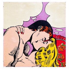 Vintage "Pop Art" in the Style of Roy Lichtenstein