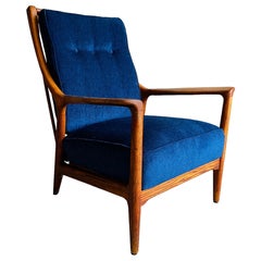 Mid-Century Modern Oak Lounge Chair by Jack Van Der Molen