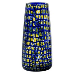 21st Century Murrine Romane Glass Vase in Multicolour by Carlo Scarpa
