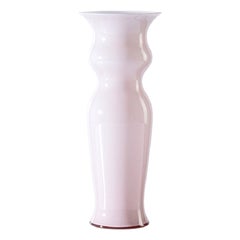 21st Century Odalische Large Glass Vase in Rosa Cipria Rio by Leonardo Ranucci