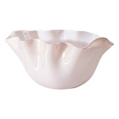 Vase Venere du 21e siècle en Rosa Cipria avec feuille d'or par Venini