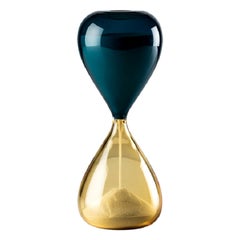 21st Century Clessidra Hourglass in Amber/Horizon by Fulvio Bianconi E Paolo