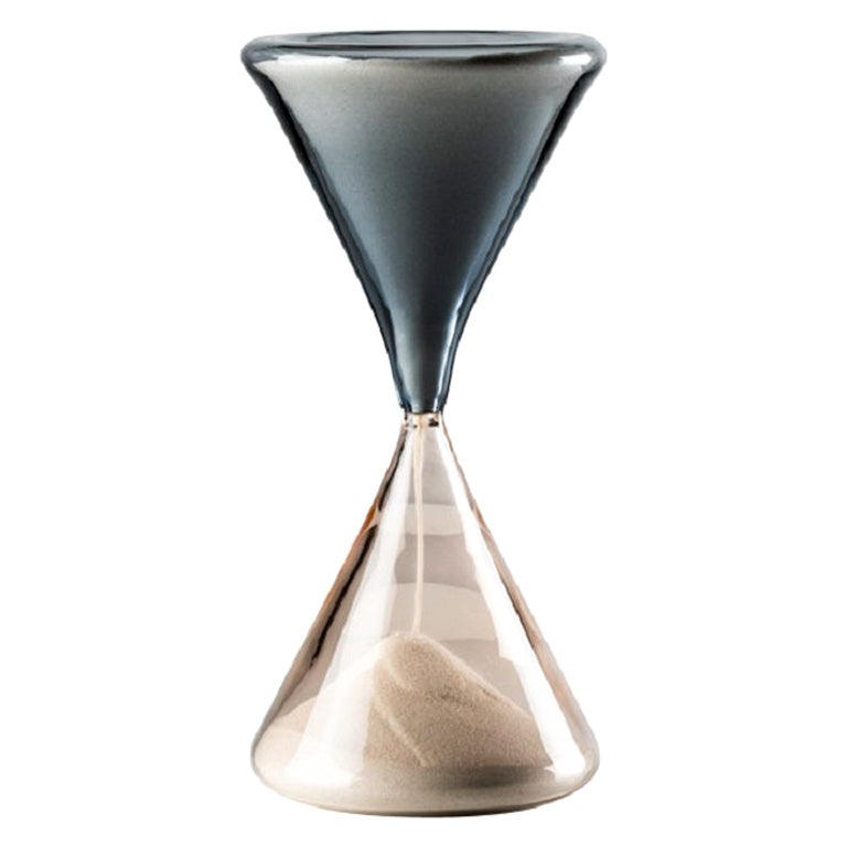 21st Century Clessidra Hourglass in Grape/Light Pink by Paolo Venini