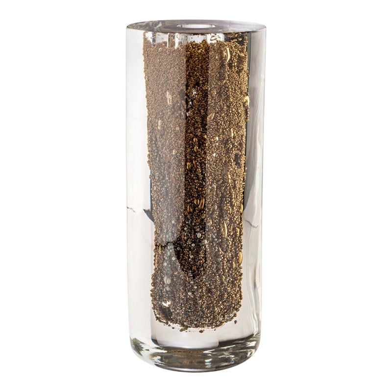 Palpito-Vase aus Kristall von Venini, 21. Jahrhundert