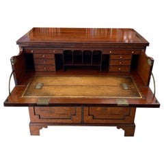 18th Century George III Mahogany Secretaire Cupboard