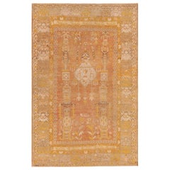 Nazmiyal Collection Antique Turkish Ghiordes Rug. 3 ft 10 in x 5 ft 9 in 