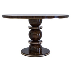 Table ronde anatolienne, moderne du milieu du siècle dernier, par Mehmet Orel pour le Studio Kirkit