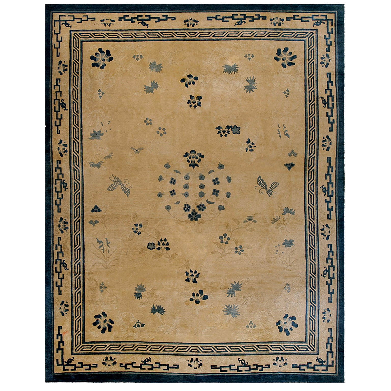 Late 19th Century Chinese Peking Carpet ( 8'4" x 10'2" - 255 x 310 ) For Sale
