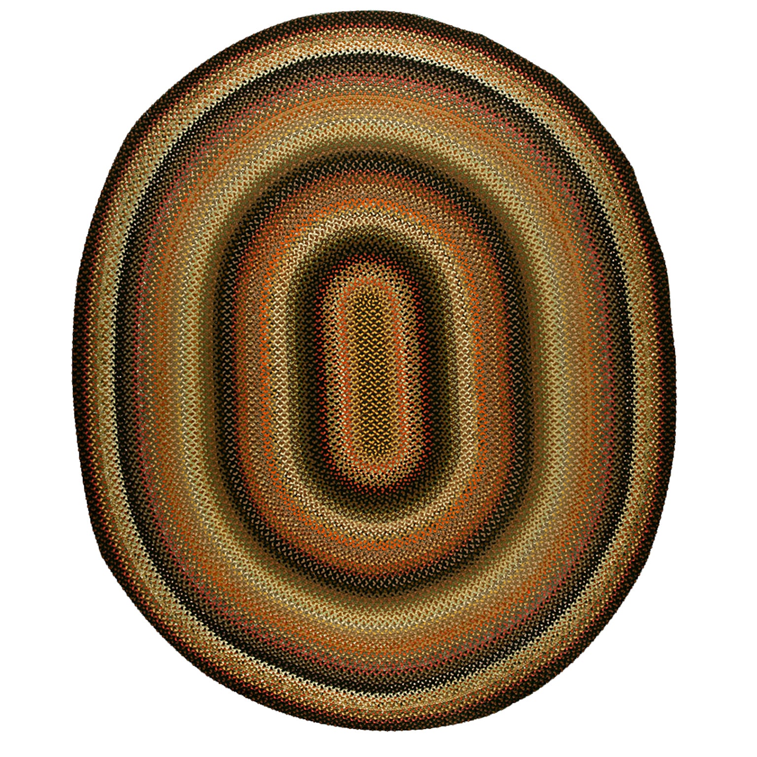 Amerikanischer geflochtener Teppich aus den 1930er Jahren ( 9''10 x 11''10 - 300 x 360)