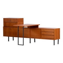 Vintage Mid-Century Sideboard with Removable Desk, Germany, 1960s