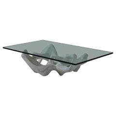 Mesa de centro escultórica de hormigón, Italia, años 70