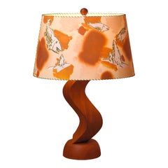 Original Christian Ludwig Attersee 1992 Table Lamp from Woka Art Collection