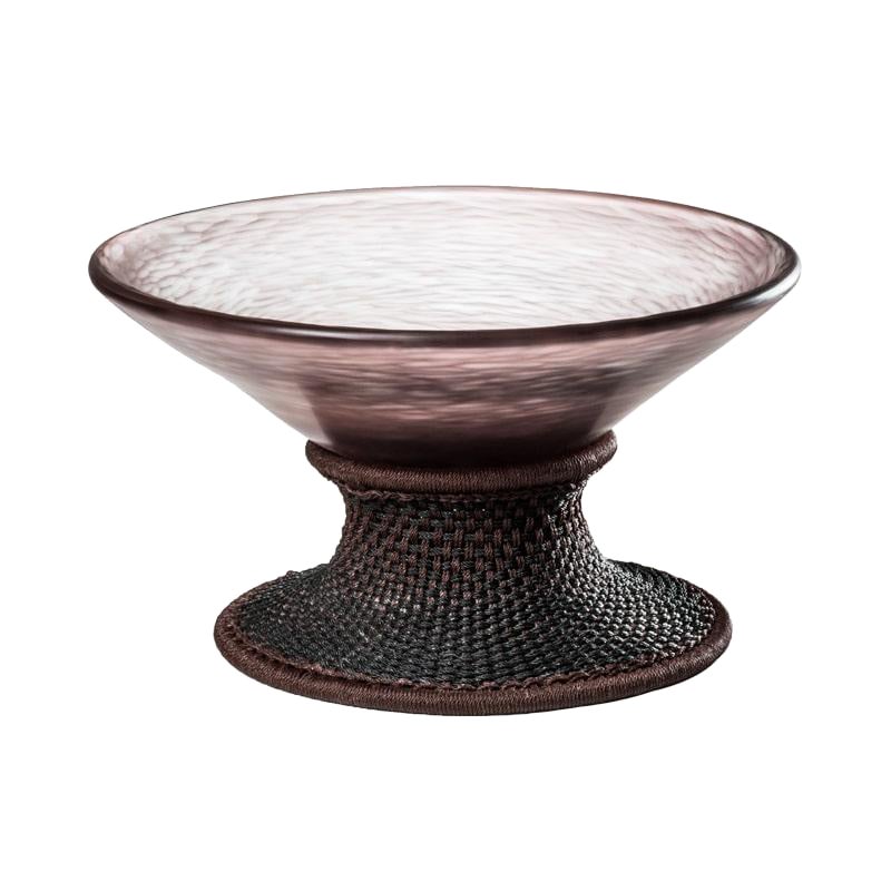 21st Century Unity Glass Bowl in Améthyste by Marc Thorpe For Sale